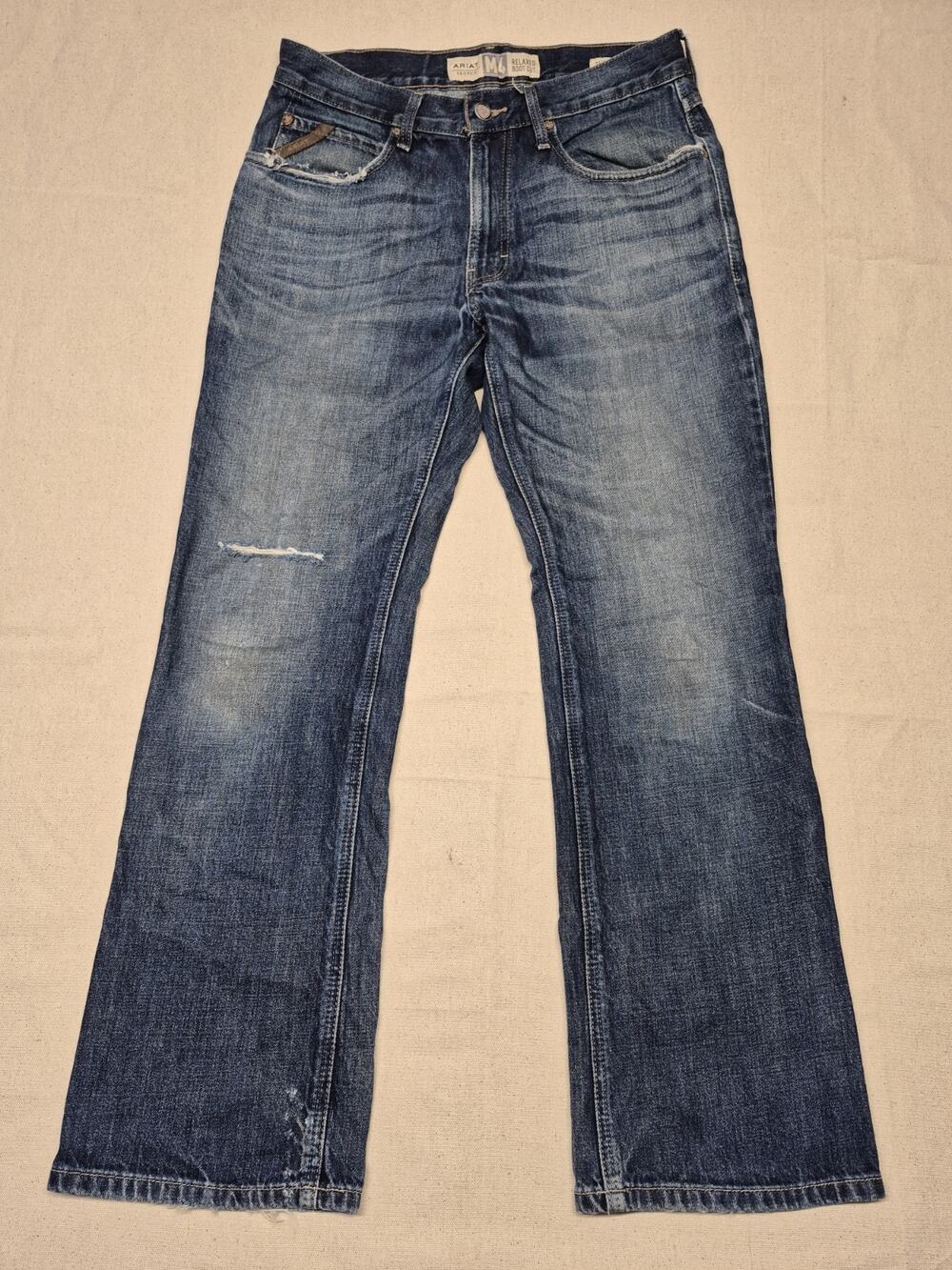 Ariat M4 Relaxed Boot Cut Jeans Mens 31x32 Blue Kilroy Legacy Denim 10022676